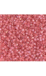 Miyuki delica beads 10/0 - Lined rose pink ab DBM-70